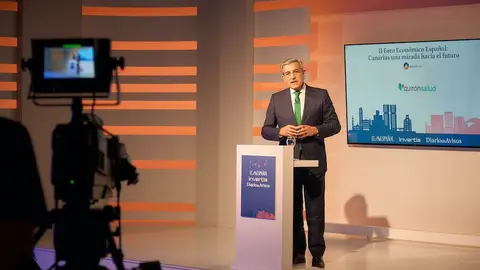 Rom&aacute;n Rodr&iacute;guez, consejero de Econom&iacute;a y Hacienda del Gobierno de Canarias.