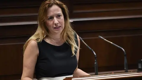 Rosa D&aacute;vila, diputada de Coalici&oacute;n Canaria.