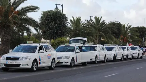 Parada de taxis.
