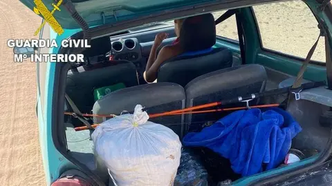 Captura realizada por la Guardia Civil de Fuerteventura.