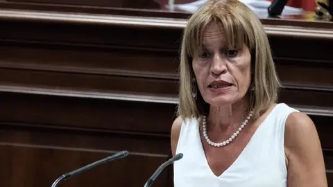 Esther Gonz&aacute;lez, vicepresidenta primera de la Mesa del Parlamento y diputada de Nueva Canarias.
