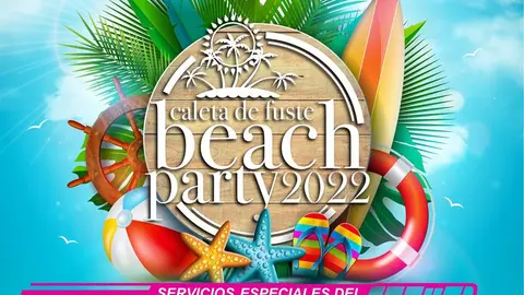 Cartel de Beach Party.
