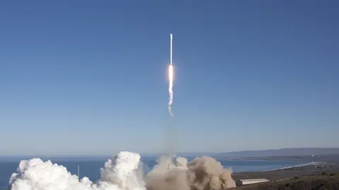 Cohete espacial, en una imagen de archivo.