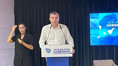 Manuel Dom&iacute;nguez, presidente del Partido Popular de Canarias.