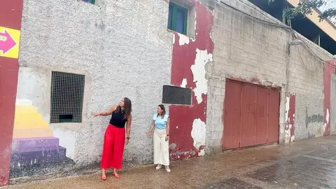Fachada del Terrero de Lucha de Puerto Cabras.