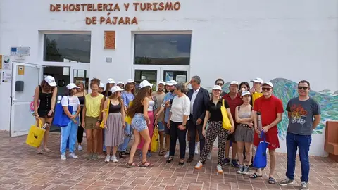 Integrantes del proyecto &lsquo;EU Youth Goals&rsquo; ejecutado en P&aacute;jara con alumnado de cinco pa&iacute;ses.