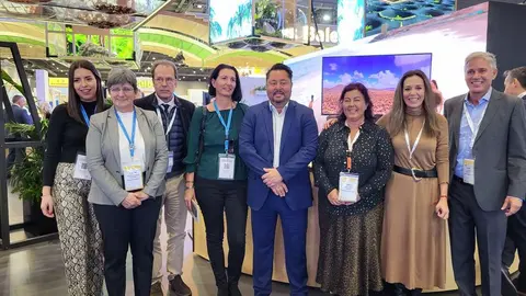 Representantes de Fuerteventura en la WTM.
