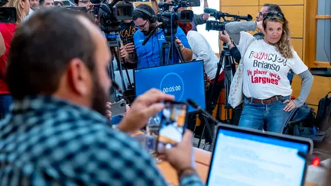 Andr&eacute;s Brians&oacute; fue increpado por el p&uacute;blico.
