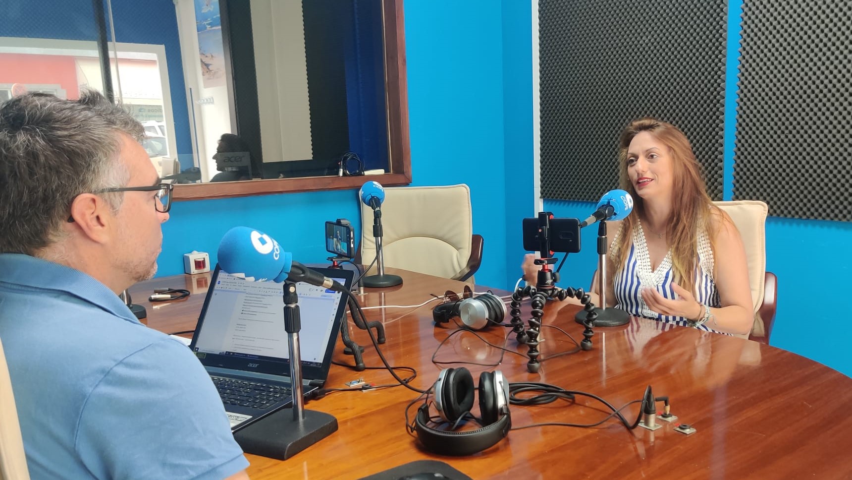 Yaiza Sotorrío en su entrevista en Cope Fuerteventura